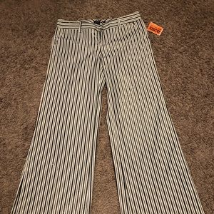 Rampage Wide leg pinstripe dress pants